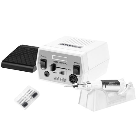 ActiveShop Activ Power Nail Drill JD700 White - nail drill equipment isolated on a white background