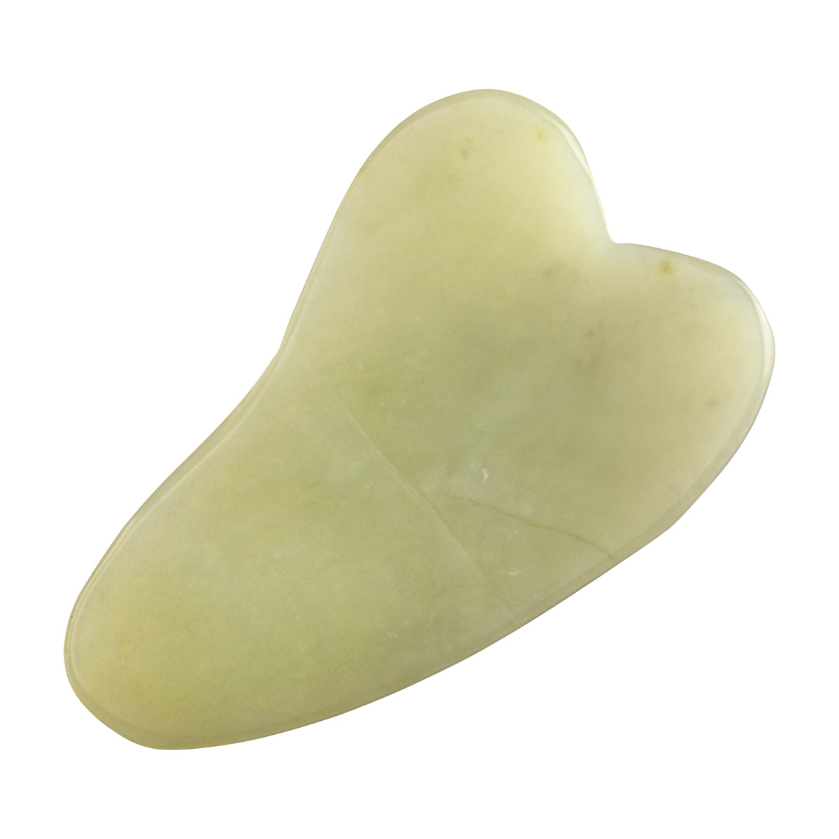 ActiveShop Activfizjo Jadeit Stone For Face Massage Gua Sha - isolated on a white background