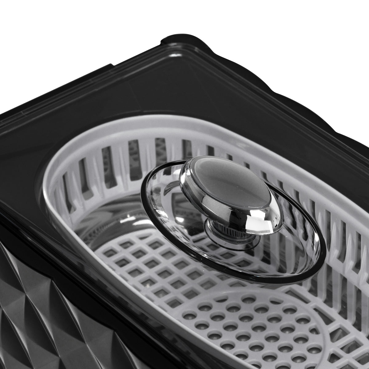 ActiveShop AD-3000 Ultrasonic Cleaner 0.45L 35W Black - close-up showing treatment handpieces and device components