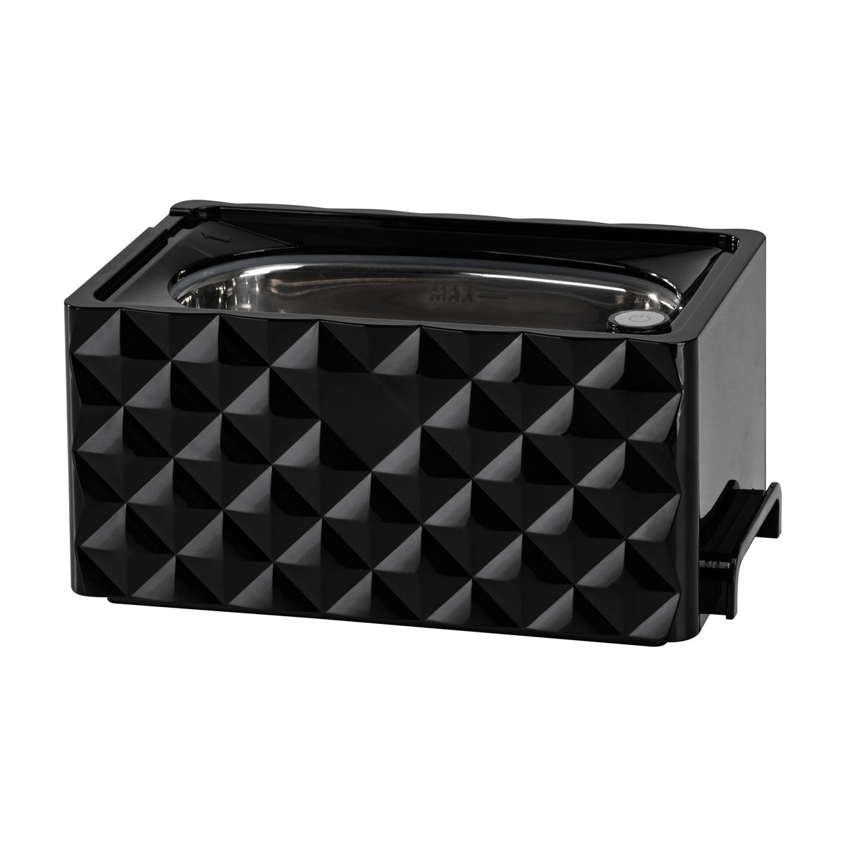 ActiveShop AD-3000 Ultrasonic Cleaner 0.45L 35W Black - device housing and functional components shown on a white background