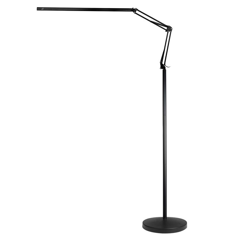 ActiveShop All4Light Treatment LED Lamp Lashes Line 2 With A Tripod Black - LED treatment lamp with adjustable light arms on a white background