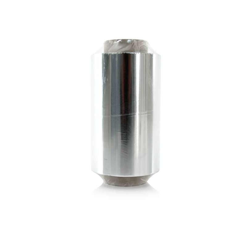 ActiveShop Aluminium Hair Foil Roll 250m × 0.014mm - isolated on a white background