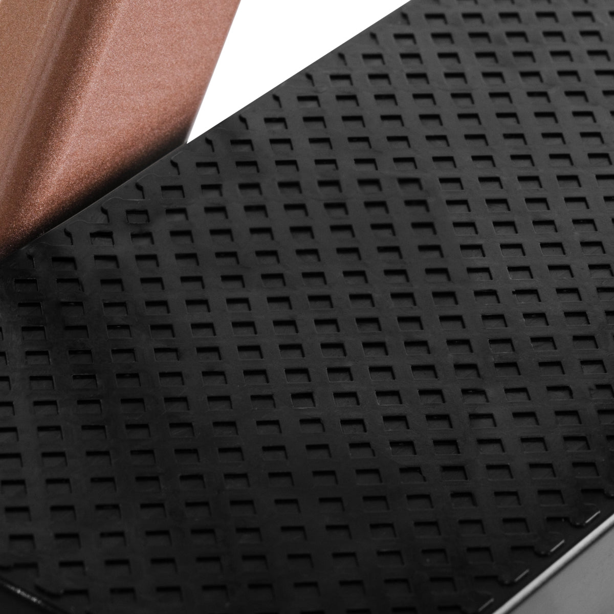 ActiveShop Aluminium Makeup Chair Rose Gold - close-up of the upholstery and construction details
