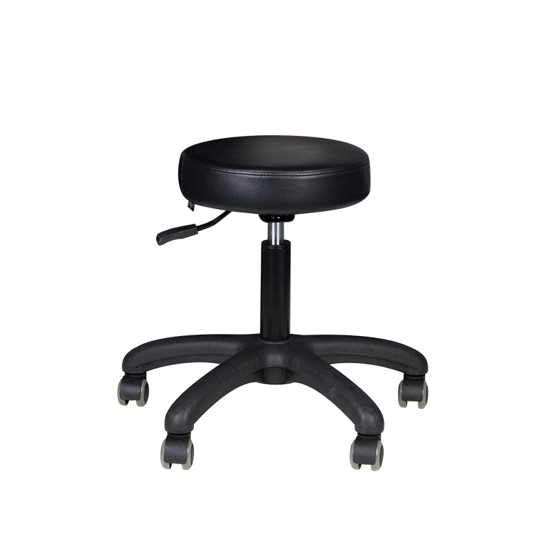 ActiveShop AM-303-2 Beauty Stool Black - full product view on a white background