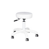 ActiveShop AM-303-2 Beauty Stool White - full product view at an angle on a white background