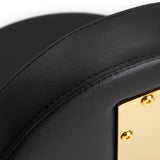 ActiveShop AM-304G Beauty Chair Black - close-up of the upholstery and construction details