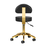 ActiveShop AM-304G Beauty Chair Black - close-up of the upholstery and adjustment details