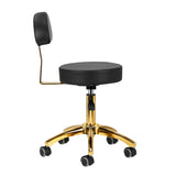 ActiveShop AM-304G Beauty Chair Black - close-up of the upholstery and adjustment details