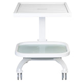 ActiveShop Autoclave Atlas Table Trolley - front view showing the storage and construction details