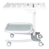 ActiveShop Autoclave Atlas Table Trolley - front view showing the storage and construction details
