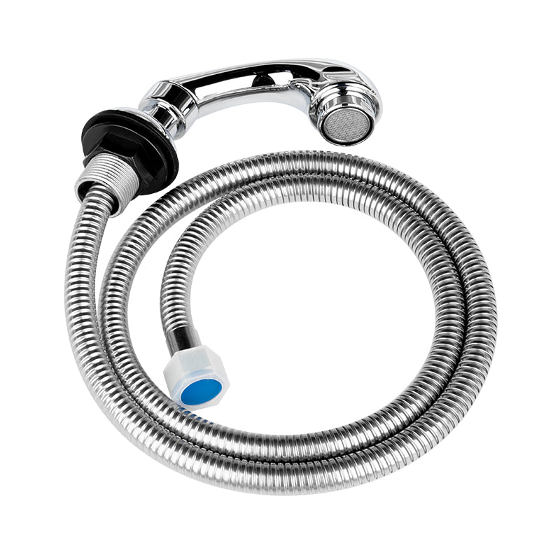 ActiveShop Backwash Unit Handset - chrome basin handset on a white background