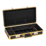 ActiveShop Barber Hairdressing Case Black & Gold - isolated on a white background