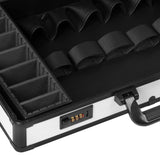 ActiveShop Barber Hairdressing Case White & Black - product displayed with its packaging on a dark background