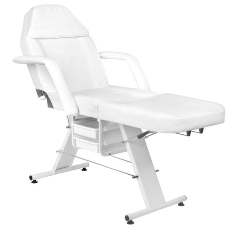 ActiveShop Basic 202 Beauty Bed With Trays White - full product view on a white background