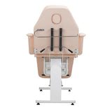ActiveShop Basic 202 Hydraulic Beauty Bed With Trays Pink - full product view on a white background