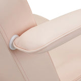 ActiveShop Basic 202 Hydraulic Beauty Bed With Trays Pink - close-up of the upholstery and construction details