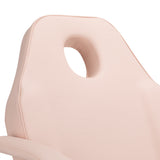 ActiveShop Basic 210 Hydraulic Beauty Bed Pink - displayed in a professional treatment-room setting