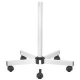 ActiveShop Beauty Bed White A210 + LED Magnifier Lamp S5 + Beauty Stool 302 Bundle - coordinated furniture pieces arranged on a white background
