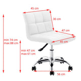 ActiveShop Beauty Chair A-5299 White - dimensions and measurements shown