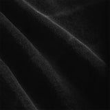 ActiveShop Beauty Chair / Bed Sheet Elastic Cover 70cm × 190cm Velour Black - close-up of the upholstery and construction details