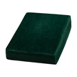 ActiveShop Beauty Chair / Bed Sheet Elastic Cover 70cm × 190cm Velour Bottle Green - full product view at an angle on a white background
