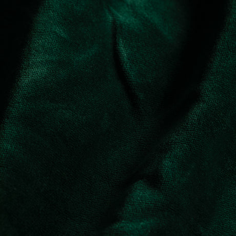 ActiveShop Beauty Chair / Bed Sheet Elastic Cover 70cm × 190cm Velour Bottle Green - close-up of the upholstery and construction details