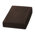 ActiveShop Beauty Chair / Bed Sheet Elastic Cover 70cm × 190cm Velour Brown - full product view at an angle on a white background