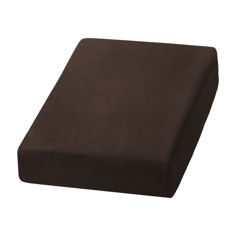 ActiveShop Beauty Chair / Bed Sheet Elastic Cover 70cm × 190cm Velour Brown - full product view at an angle on a white background