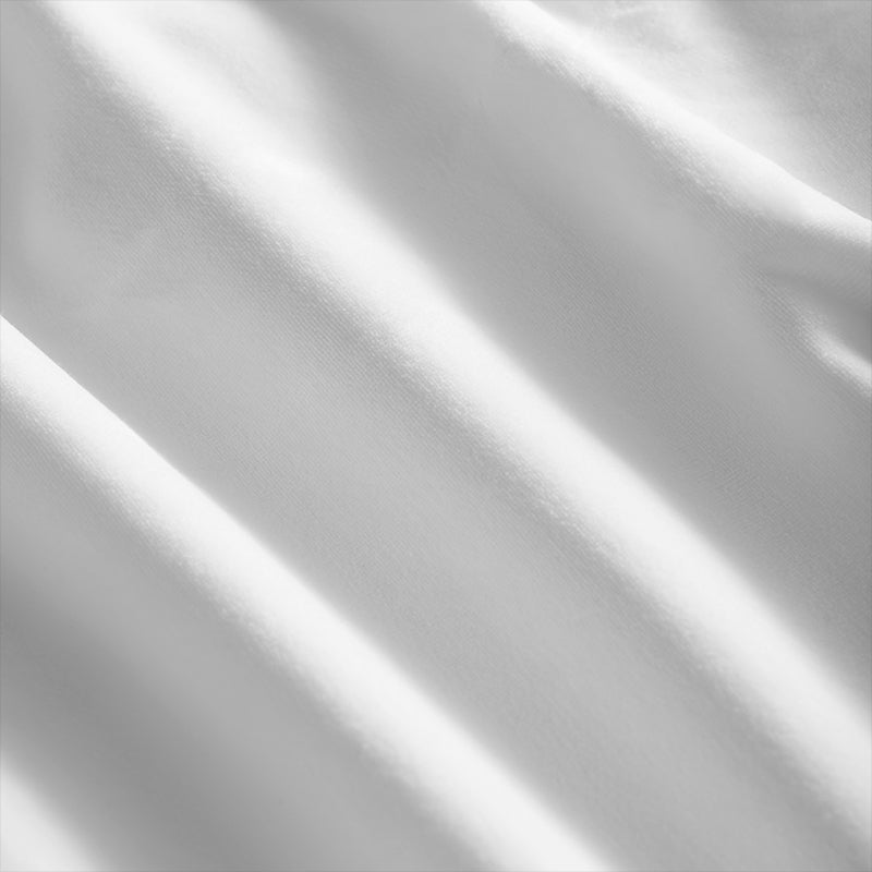 ActiveShop Beauty Chair / Bed Sheet Elastic Cover 70cm × 190cm Velour White - close-up of the upholstery and construction details