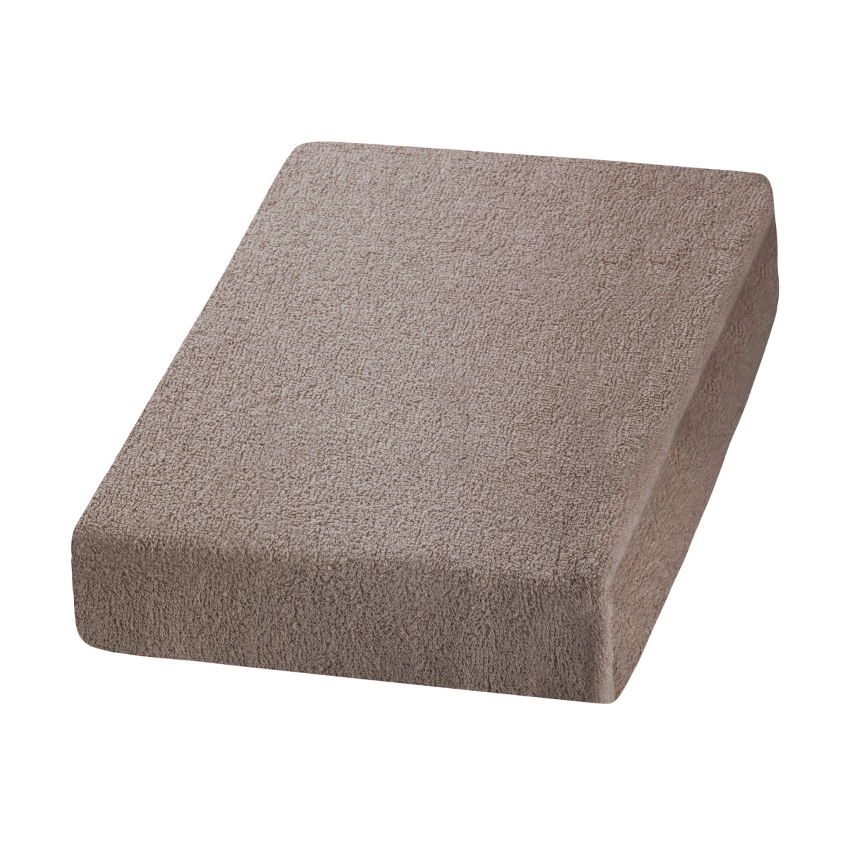 ActiveShop Beauty Chair / Bed Terry Sheet Elastic Cover 70cm × 190cm Beige - full product view at an angle on a white background