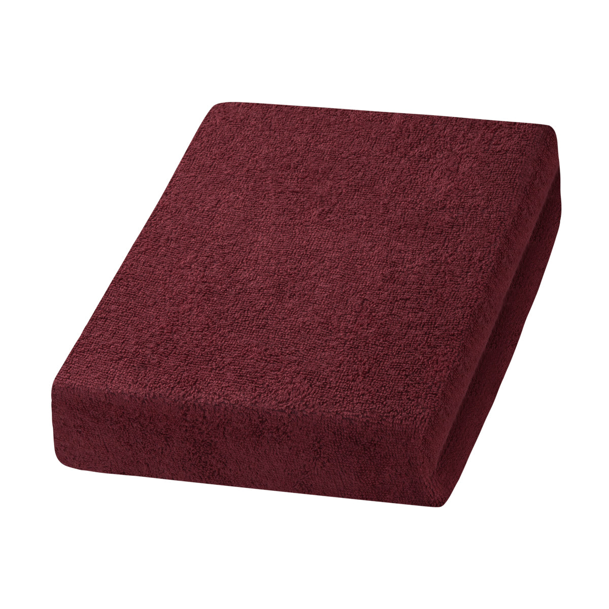 ActiveShop Beauty Chair / Bed Terry Sheet Elastic Cover 70cm × 190cm Brown - full product view at an angle on a white background