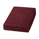 ActiveShop Beauty Chair / Bed Terry Sheet Elastic Cover 70cm × 190cm Brown - full product view at an angle on a white background