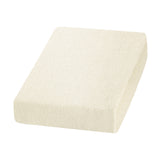 ActiveShop Beauty Chair / Bed Terry Sheet Elastic Cover 70cm × 190cm Cream - full product view at an angle on a white background