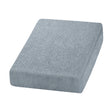 ActiveShop Beauty Chair / Bed Terry Sheet Elastic Cover 70cm × 190cm Grey - full product view at an angle on a white background