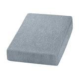 ActiveShop Beauty Chair / Bed Terry Sheet Elastic Cover 70cm × 190cm Grey - full product view at an angle on a white background