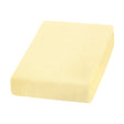 ActiveShop Beauty Chair / Bed Terry Sheet Elastic Cover 70cm × 190cm Yellow - full product view at an angle on a white background