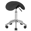 ActiveShop Beauty Stool AM-302 Black - full product view at an angle on a white background