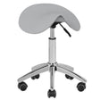 ActiveShop Beauty Stool AM-302 Grey - full product view at an angle on a white background