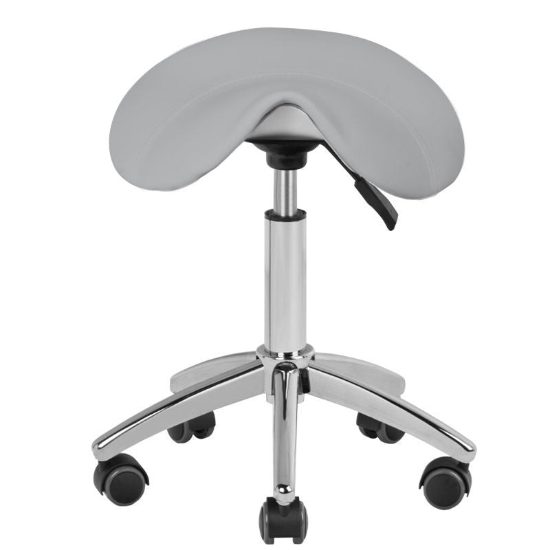 ActiveShop Beauty Stool AM-302 Grey - full product view on a white background