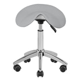 ActiveShop Beauty Stool AM-302 Grey - full product view on a white background