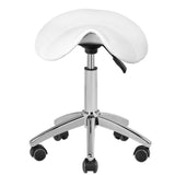 ActiveShop Beauty Stool AM-302 White - full product view on a white background