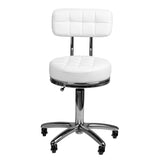 ActiveShop Beauty Stool AM-877 White - full product view on a white background