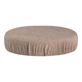ActiveShop Beauty Stool Elastic Cover 30-35cm Terry Fabric Beige - full product view at an angle on a white background