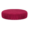 ActiveShop Beauty Stool Elastic Cover 30-35cm Terry Fabric Fuchsia - full product view at an angle on a white background