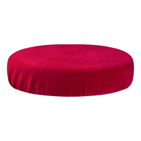 ActiveShop Beauty Stool Elastic Cover 35-40cm Velour Fuchsia - full product view at an angle on a white background