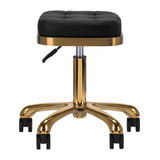 ActiveShop Beauty Stool M-1645 Black Gold – front view