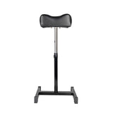 ActiveShop Bell Height-Adjustable Pedicure Footrest Black - full product view on a white background