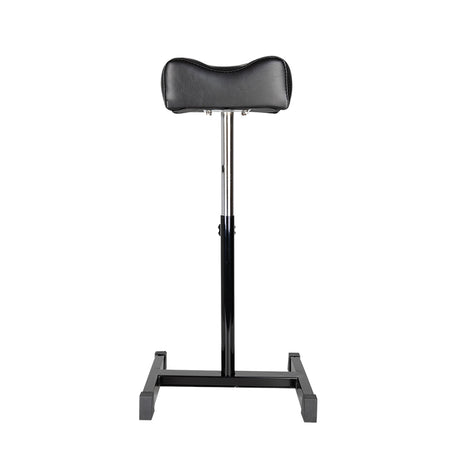 ActiveShop Bell Height-Adjustable Pedicure Footrest Black - full product view on a white background