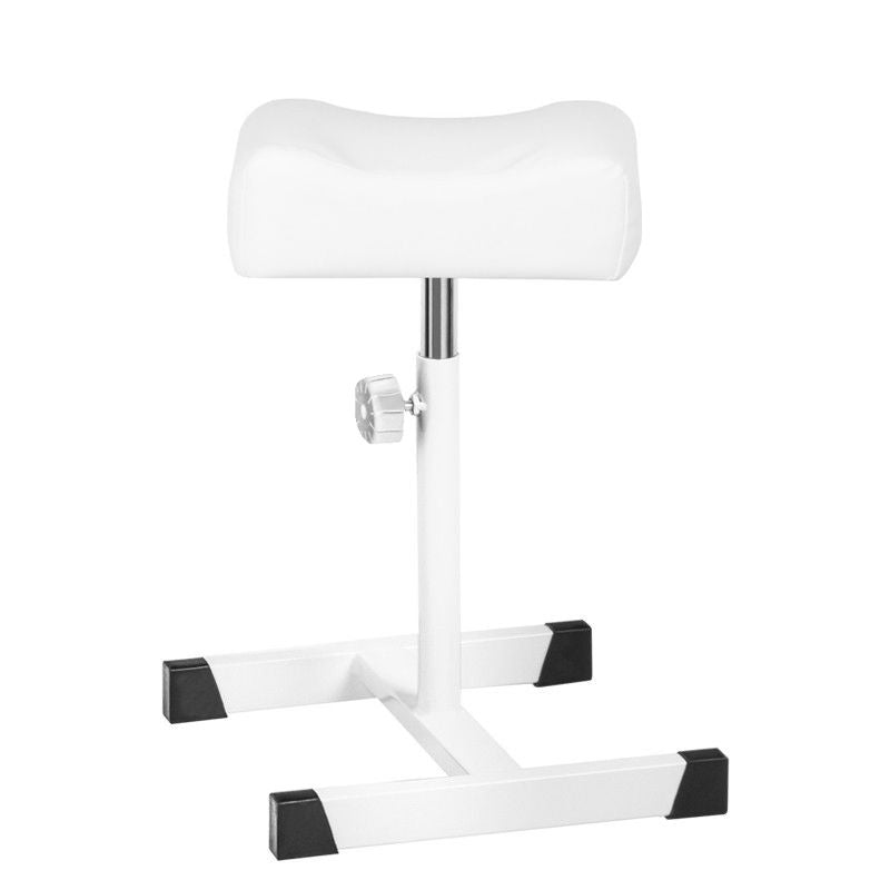 ActiveShop Bell Height-Adjustable Pedicure Footrest White - full product view on a white background
