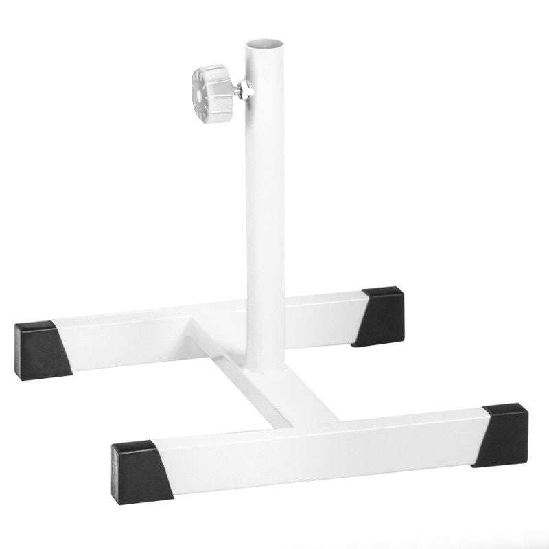 ActiveShop Bell Height-Adjustable Pedicure Footrest White - full product view on a white background